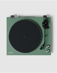 iWorld - Kanto OBI3 Turntable with Bluetooth 5.3, Preamp, and Pitch Control - Matte Green