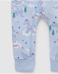 Purebaby - Thick Pyjama Sleep Growsuit -Kids-Babies