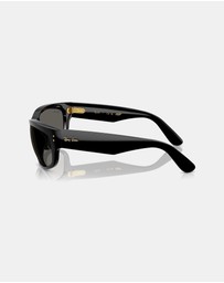 Ray-Ban - Ray-Ban x A$AP - Mega Balorama Blacked Out Collection