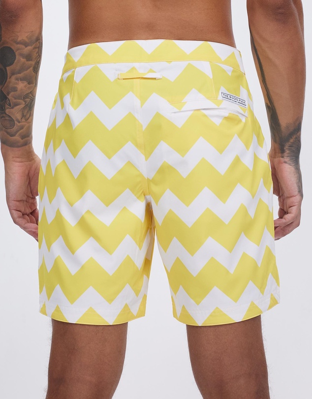 The Rocks Push - The Rocks Push Tama Sardinia Chevron Swim Shorts