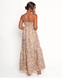 Petal & Pup - Betina Bow Front Maxi Dress - Multi Floral