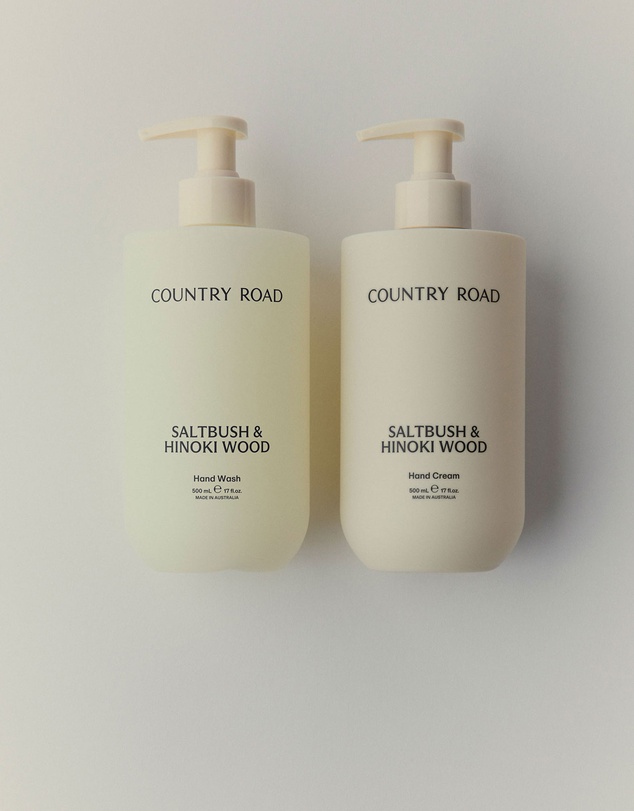 Country Road - Australian Made Saltbush & Hinoki Wood Hand Care Duet