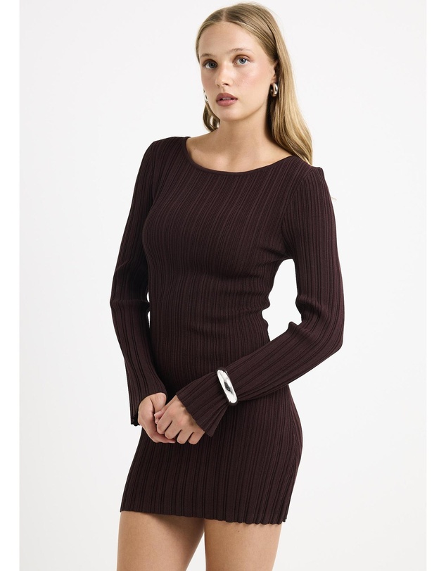 Subtitled - Tahlia Long Sleeve Knit Dress