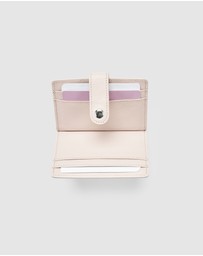 Globite - Leather RFID Card Holder Snap Button