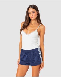 EDIKTED - Gloria Ribbed Bodysuit