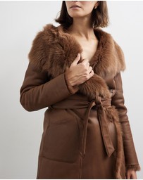 West 14th - Chelsea Slouch Shearling Coat