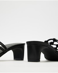 AERE - Knotted Leather Heels