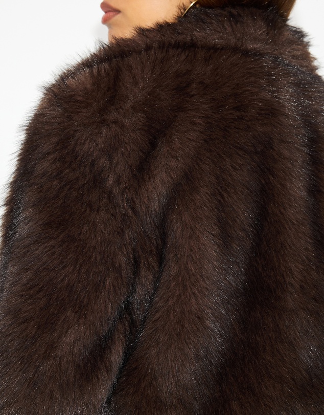Dazie - Downtown Girl Faux Fur Jacket