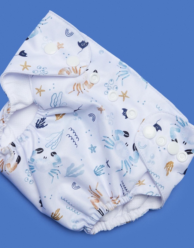 itti bitti - Reusable Swim Nappy + Small Double Pocket Wetbag - Babies-Kids