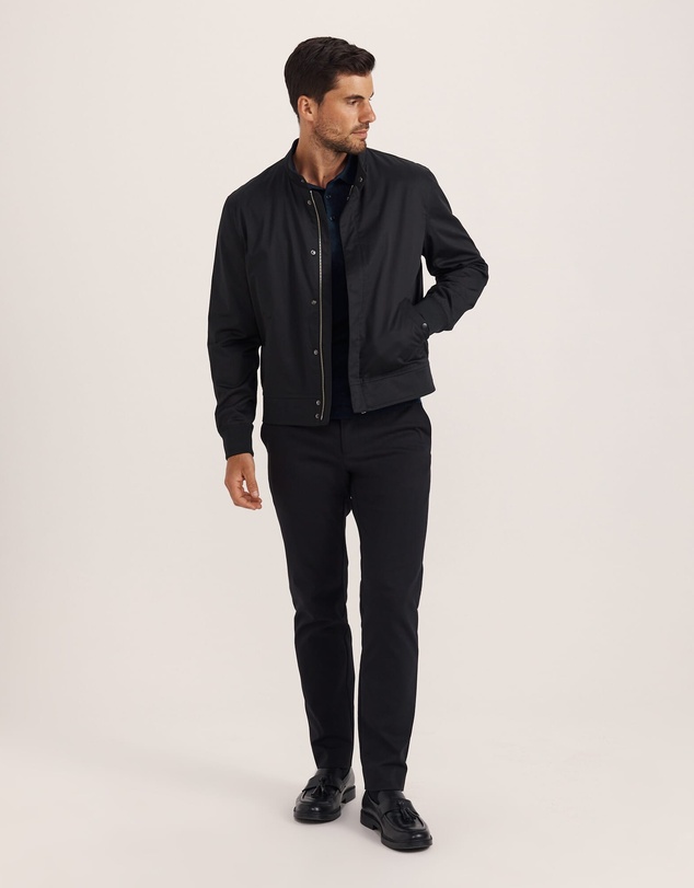 SABA - Franklin Merino Wool Long Sleeve Polo