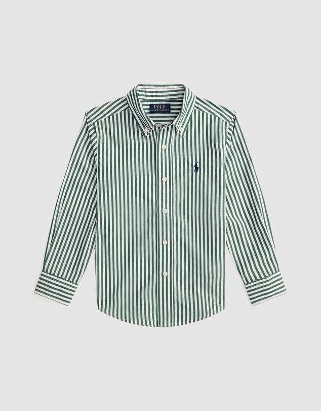Polo Ralph Lauren - Striped Cotton Poplin Shirt - ICONIC EXCLUSIVE - Kids