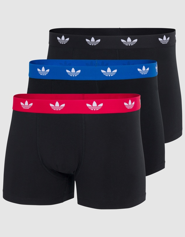 adidas Originals - 3 Pack Comfort Flex Cotton Trunk Underwear