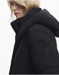 Desigual - Long padded puffer jacket