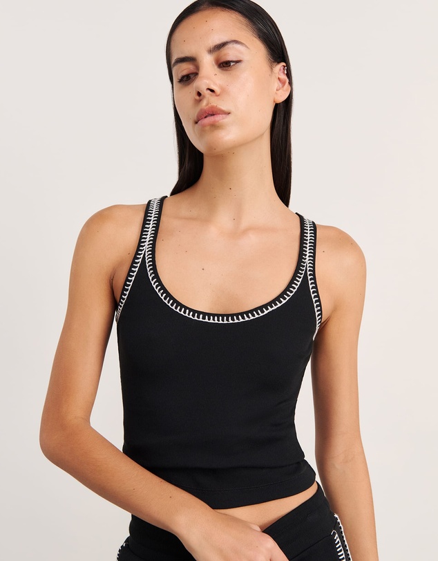 Jag - Celina Blanket Stitch Tank