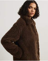 Atmos&Here - Marigold Shearling Jacket