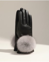 Mossée - Kelly Faux Fur Leather Gloves