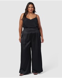 Pink Dusk by Curve Project - Last Time Satin Pants