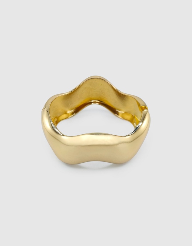 Izoa - Abby Wave Bracelet Cuff