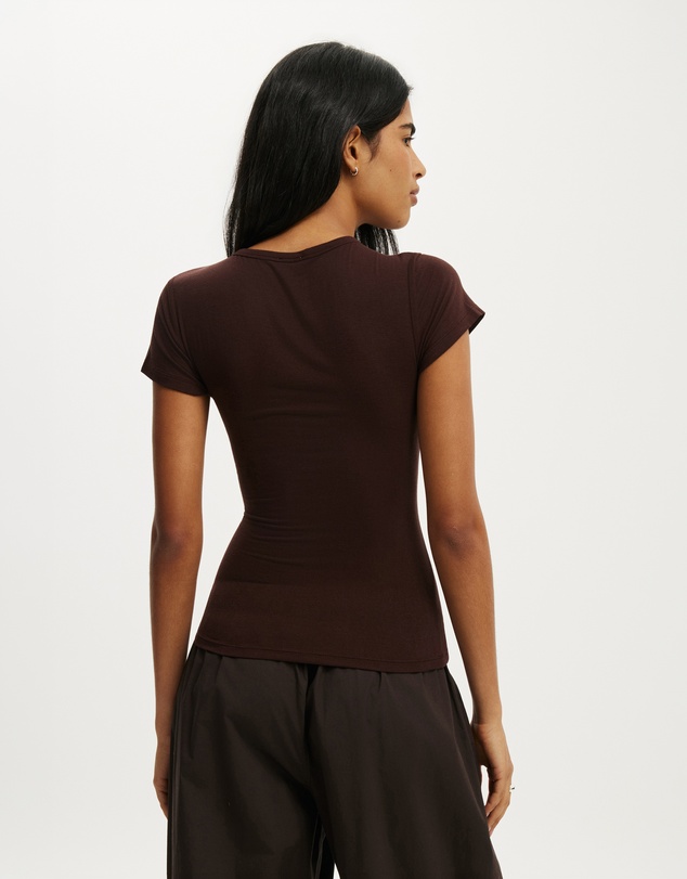 Cotton On - Double Layer Short Sleeve Top