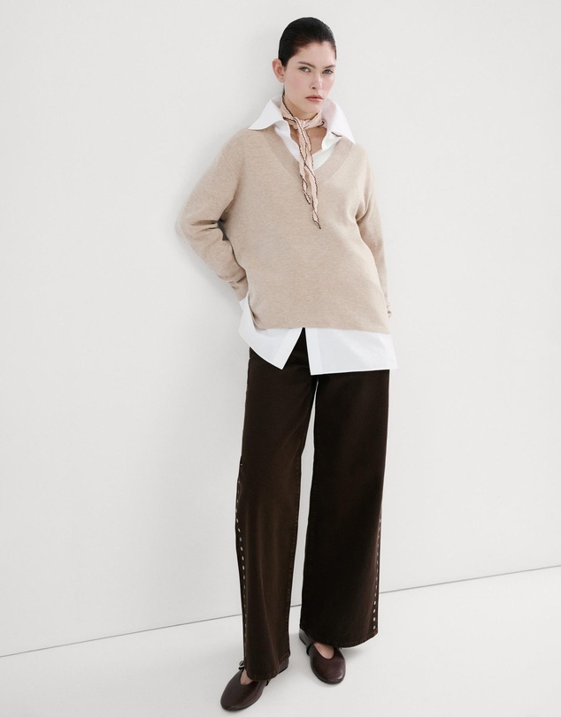 M.N.G - V-Neck Knit Sweater