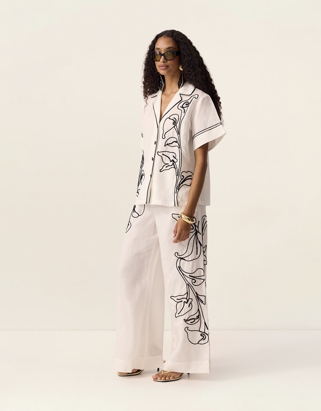 MOS The Label - Lily Embroidery Shirt