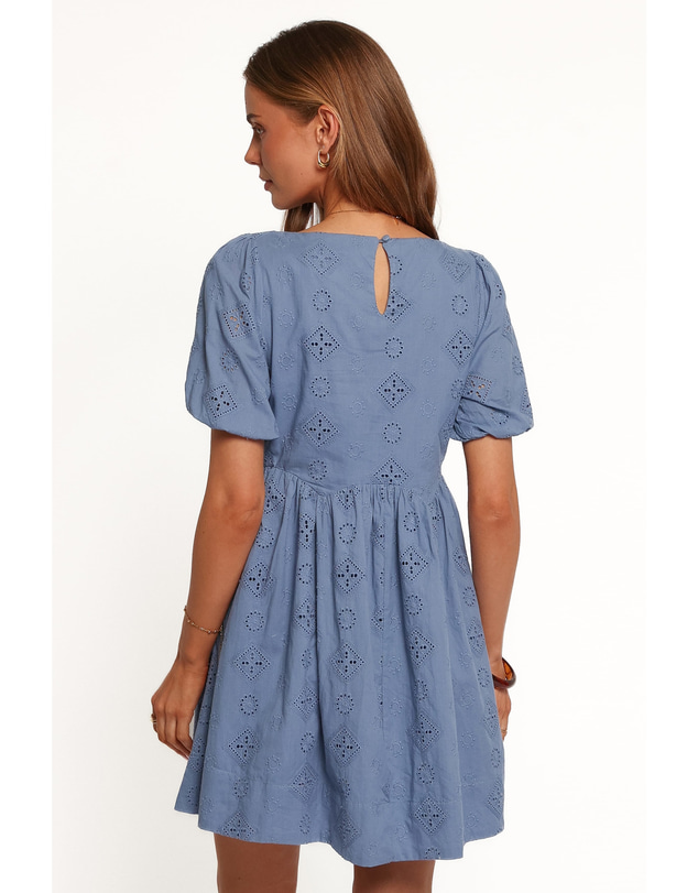 Petal & Pup - Yvonne Mini Dress - Navy