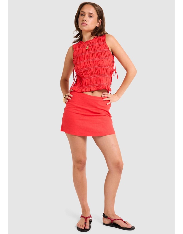 Subtitled - Ella Contrast Mini Skirt