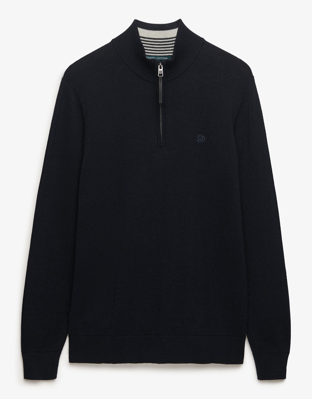Superdry - Slim Fit Essentials Cotton Half Zip