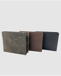 Jacaru - Jacaru 5786 Kangaroo Leather Flap Wallet