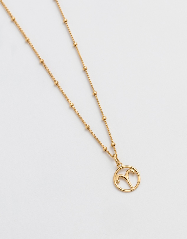 Kirstin Ash - Aries Zodiac Charm Necklace