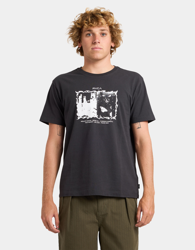 RVCA - Mens Cracked T-Shirt
