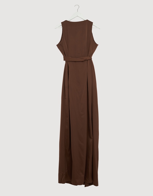 Revibe - Repaired CHANCERY Lani Sleeveless Wrap Maxi Dress - AU 10