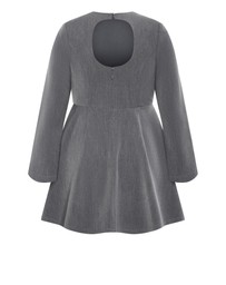 City Chic - Dynamic Long Sleeve Dress