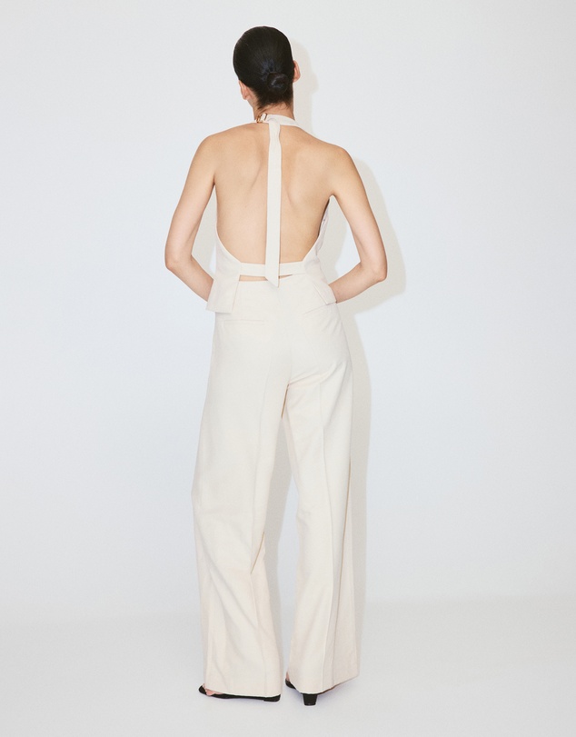 M.N.G - Halter Jumpsuit with Contrasting Details