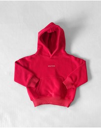 Tiny Trove - Sporty Puff Print Cotton Hoodie Tracksuit Set - Babies-Kids