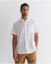 Sportscraft - Short Sleeve Linen Shirt