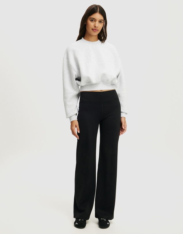 Cotton On Body Active - Plush Cropped Crew Sweat