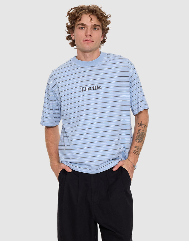 Thrills - Flowers Of Tomorrow Stripe Box Crop Tee