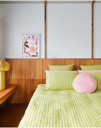 Mosey Me - Citrus Seersucker Standard Pillowcase Set