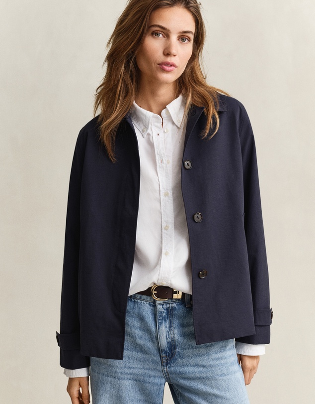Gant - Short Cotton Blend Car Coat