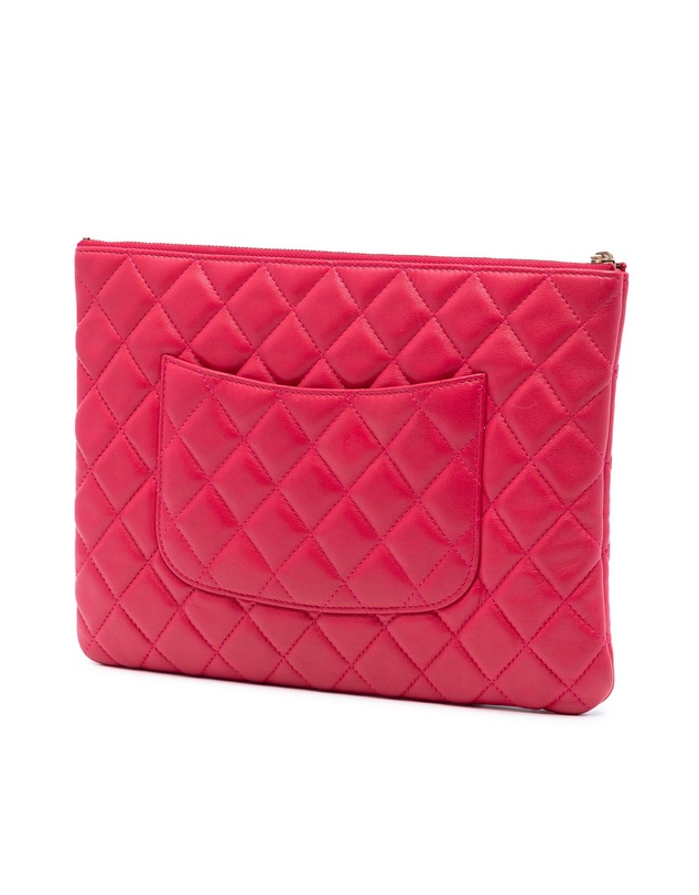 Pre-Loved by Azura Reborn - Pre-Loved Medium Quilted Lambskin O Case Clutch