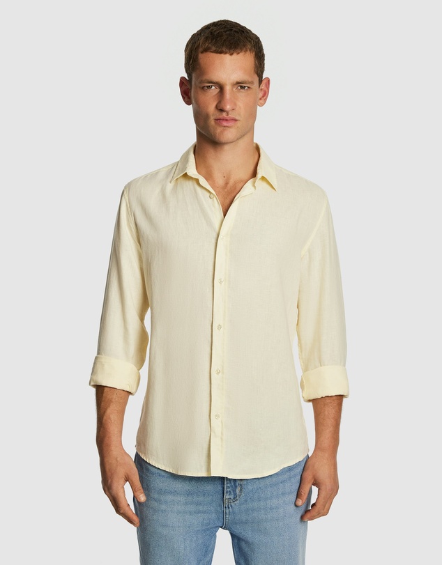 yd. - West Hampton Pure Linen Shirt