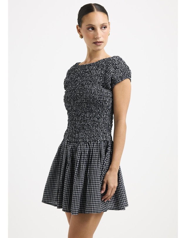 Subtitled - Adari Smocked Mini Dress