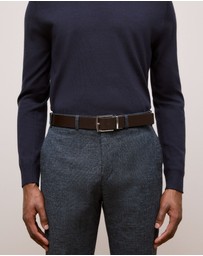 Trenery - Tarna Reversible Belt in Black