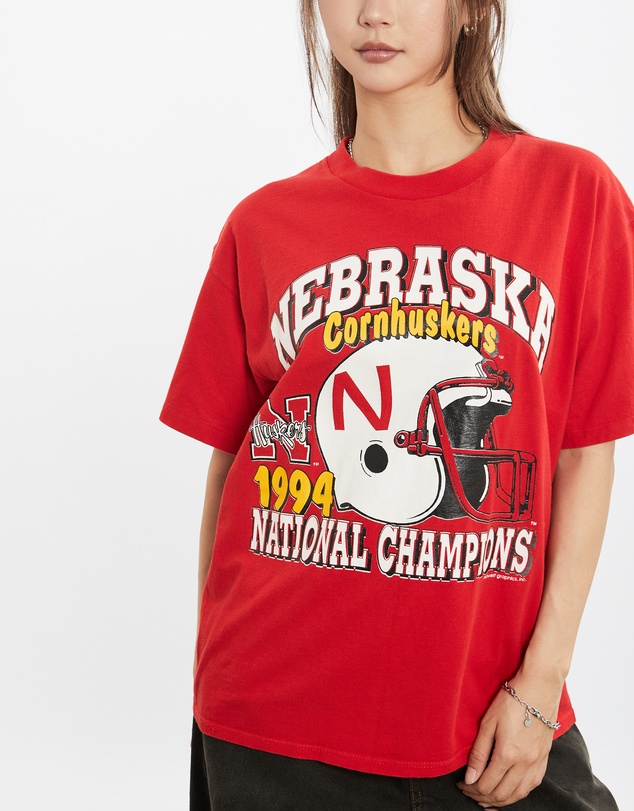 Vintage by The Real Deal - Pre Loved - 1994 NCAA University of Nebraska Huskers Tee