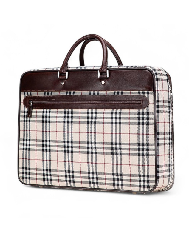 Pre-Loved by Azura Reborn - Pre-Loved House Check Canvas Travel Bag