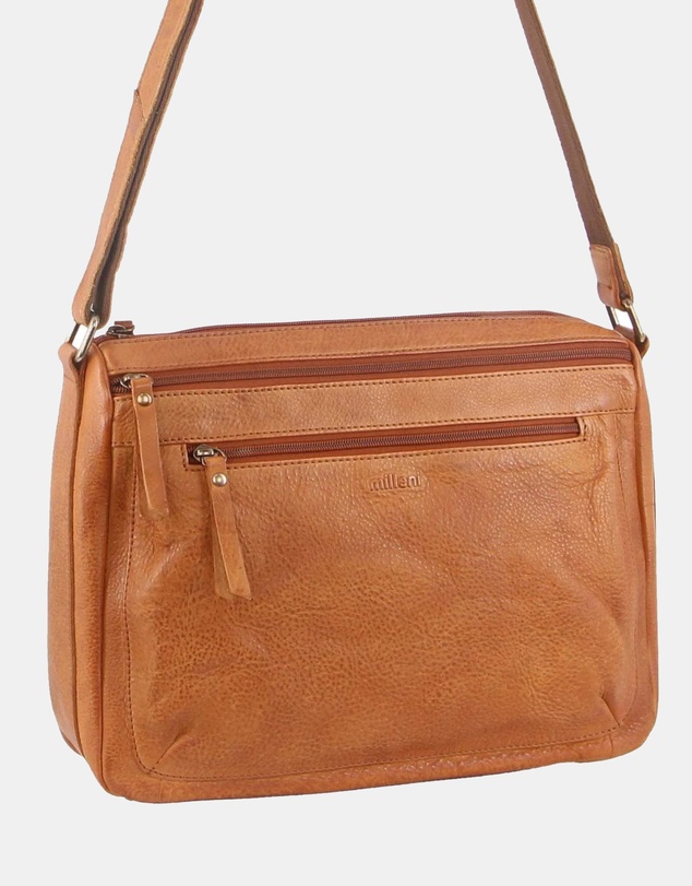 Milleni - Milleni Ladies Genuine Leather Cross-Body Bag