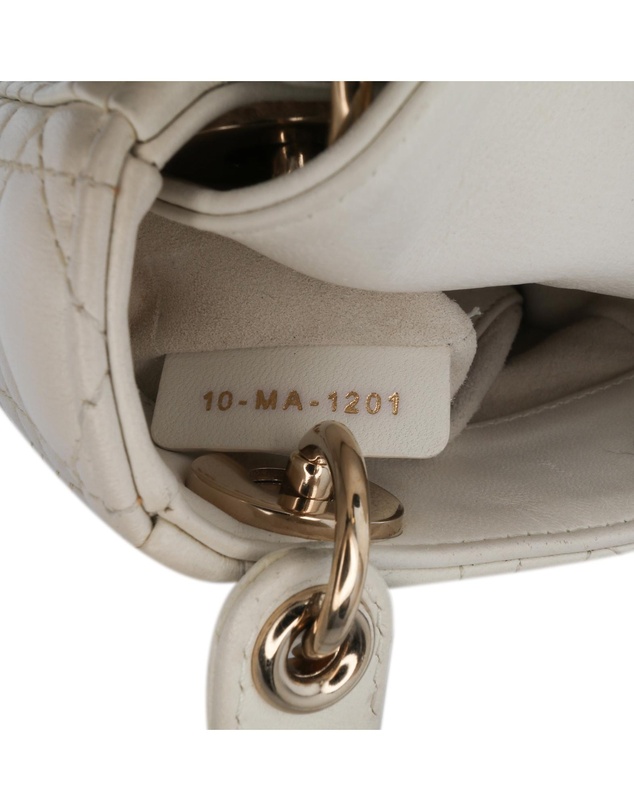 Pre-Loved by Azura Reborn - Pre-Loved dior Lady Dior Mini Quilted Leather Bag