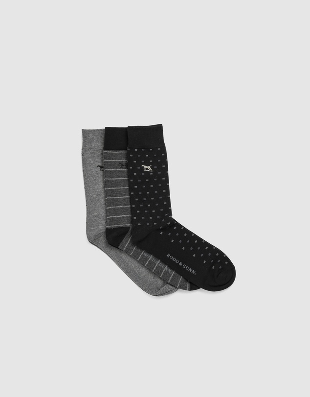 Rodd & Gunn - Seacliff Multi Sock 3 Pack