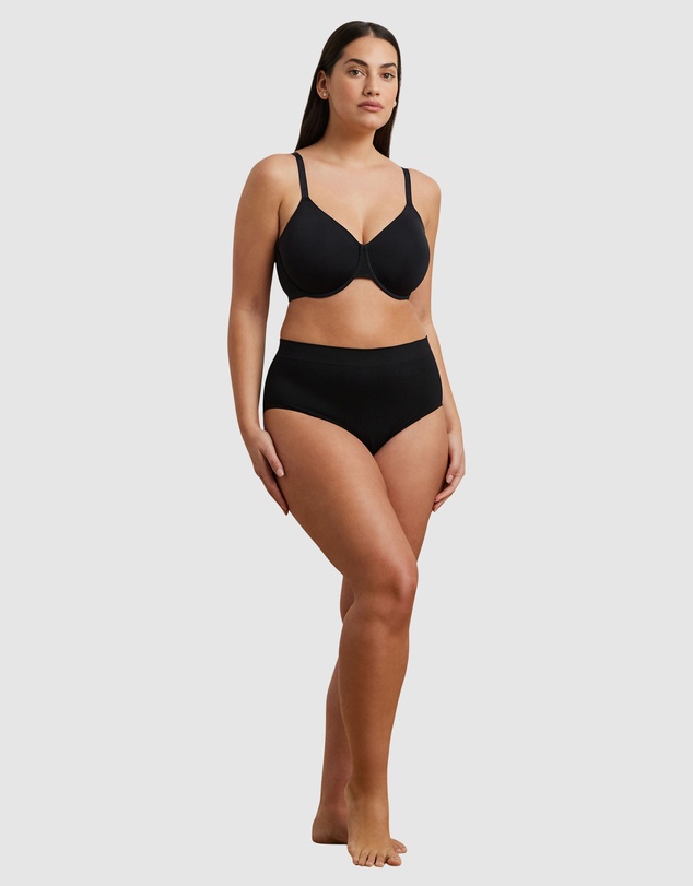 Lauren by Ralph Lauren - Luxe Smoothing Unlined Wired Seamless Minimiser Bra